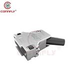 DS1047, cover D-Sub 25 poli in metallo 45° vite corta
