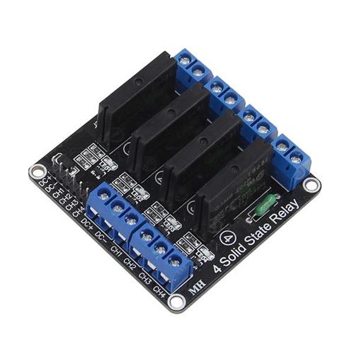 Modulo SSR 12V 4 vie livello logico alto
