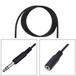 Cavo da spina stereo 6,3 a presa stereo 3,5 L=1,5m