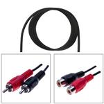 Cavo da 2 spine RCA R+N a 2 prese RCA R+N L=5m