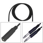 Cavo da 1 presa stereo 6,3 a 2 spine stereo 6,3 L=1,5m
