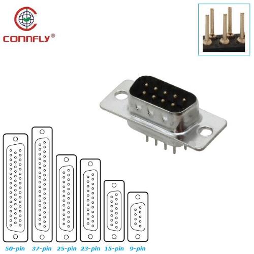 DS1034, connettore D-Sub maschio 9 poli per c.s.