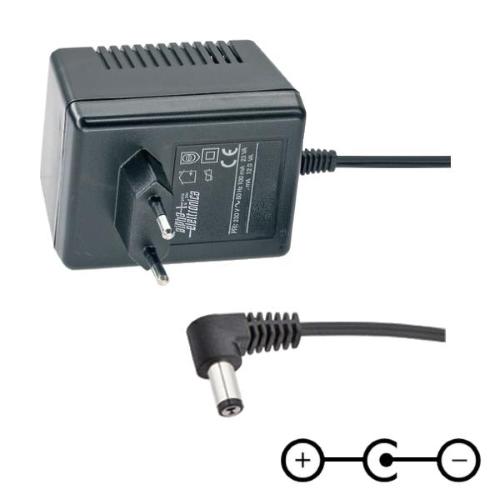 AB, ac/dc, 230Vac/12Vdc 0,15A (-) 2,1x5,5