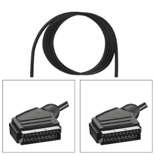 Cavo da spina scart 21 poli a spina scart 21 poli L=0,6m