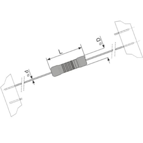 Resistenze A Film Metallico 2W 1% - Valore Selezionabile Da 0 A 20M Ohm (Confezione Multipla)
