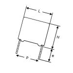 Condensatore MKP 33nF 440Vac X1 P=15 20% BFC2338