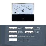 44C2, Microamperometro analogico DC da pannello 50uA f.s.