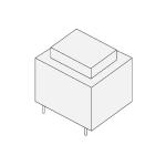 Trasf. prim. 230V sec. 12V-0 12V-0 2,8VA EI30/23 ta70b