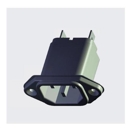 SRB, filtro capacitivo 15A con spina IEC, terminali faston