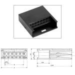 280637, supporto 4x2 per contatti maschi MODU II