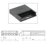 280634, supporto 12x1 per contatti maschi MODU II