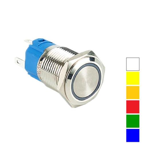 XDL17, deviatore da P. Ø 16 mm N.A./N.C. luce 24V Verde