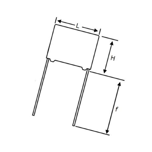 Condensatore P. 2,5nF Y2 300Vac P=10 20% PME271