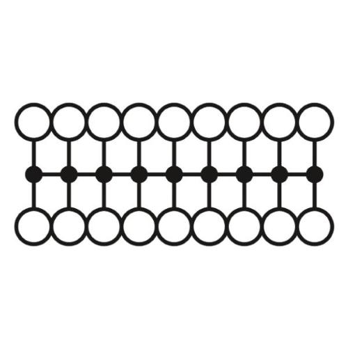 3002794, morsetto 18 poli PTFIX 18X1,5 Arancio