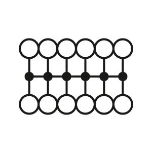 3273420, morsetto 12 poli PTFIX 12X2,5 Rosso, con adesivo