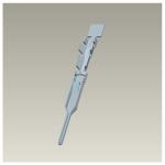 1-86561-0, contatto maschio per supporti MODU II, 22-26AWG