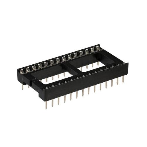 Zoccolo DIL 28 pin P=2,54 L=15,24/600mil