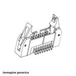 636-2604ES, connettore maschio 26 poli, P=2,54 90° con estrattore