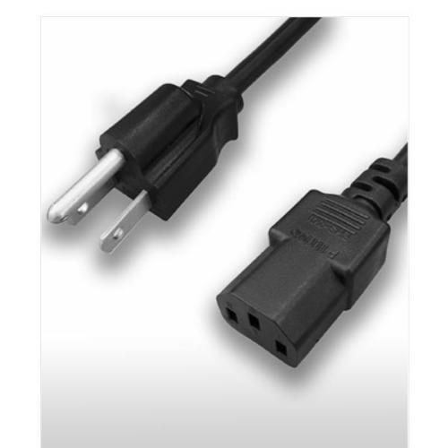 Cavo 3x18AWG L=3m da spina 5-15P a presa C13, Nero
