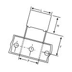 Condensatore P. 82nF 100V P=5 5% R82