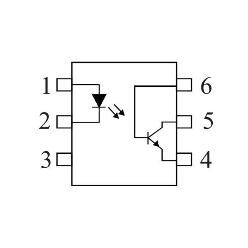 H11A2X, optoisolator 1-Channel, output transistor