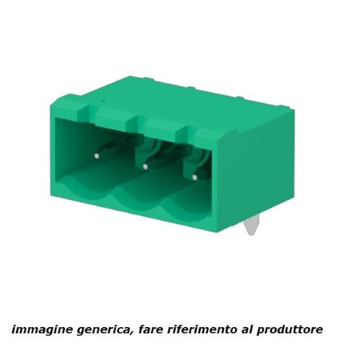 CIM069P1, conn. maschio 6 poli P=5 90° polarizzato