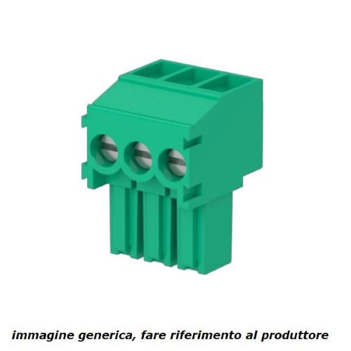 CTF030M8, conn. femmina 3 poli P=3,50 modulare