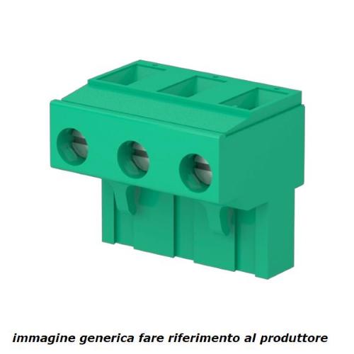 CIF03007, conn. femmina 3 poli P=7,62 affiancabile