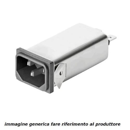 FN9255S, filtro con IEC C14 15A, terminali faston 6,3