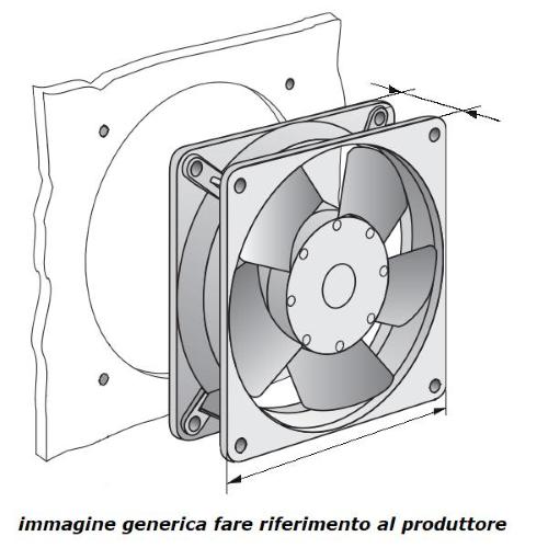 4312, ventilatore 12Vdc 120x120x32 0,89A 10,7W