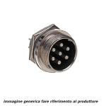 GX20-5, connettore 5 poli da pannello con contatti maschi