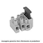 DG801, morsettiera 3 poli con portafusibile 5x20 