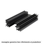 Dissipatore 35x12,7 L=25,4 Nero, con pin, 13,64°C/W