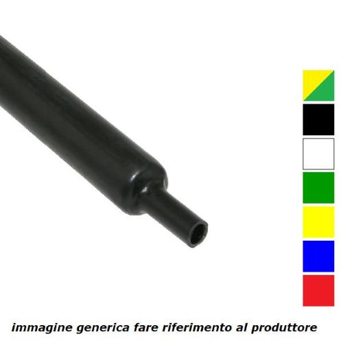 DERAY, guaina termoretraibile 2:1 Ø 1,6 L=1,2m Rossa