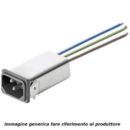 FN9244, filtro con IEC C14 6A, terminali a filo