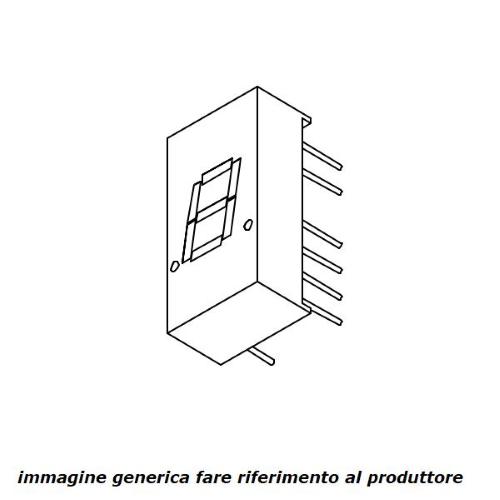 LDSC303, display catodo comune 1 cifra 0,30" Giallo