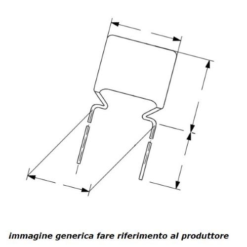 Condensatore P. 150nF 450V P=10 10% ECWFD