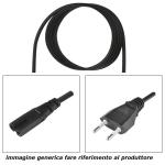 Cavo 2x0,75 L=2m, da spina 10A a presa IEC C7