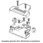ACOV, cover D-Sub 25 poli in plastica, Nero, 3 uscite