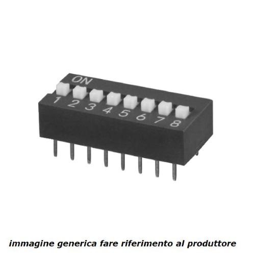 DS01C, dip switch 10 poli, P=2,54