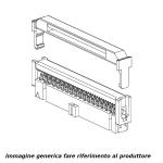 71600, connettore femmina 64 poli P=2,54 con fermacavo