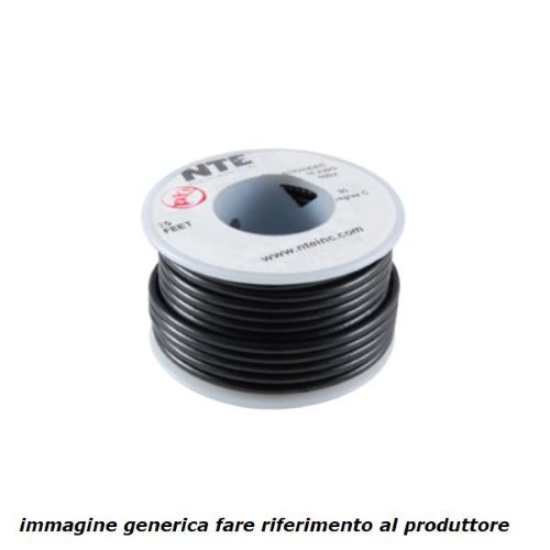WH22, rocchetto cavo trefolo 1x0,33 (22AWG), 300V, Giallo, L=7,62m