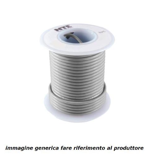 WH22, rocchetto cavo trefolo 1x0,33 (22AWG), 300V, Bianco, L=30,5m
