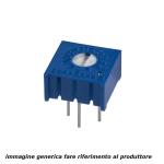 3386P, trimmer monogiro 10 KOhm regolazione verticale
