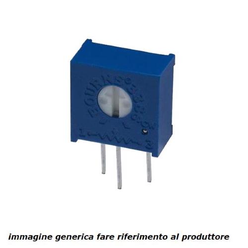 3386X, trimmer monogiro 500 KOhm regolazione orizzontale