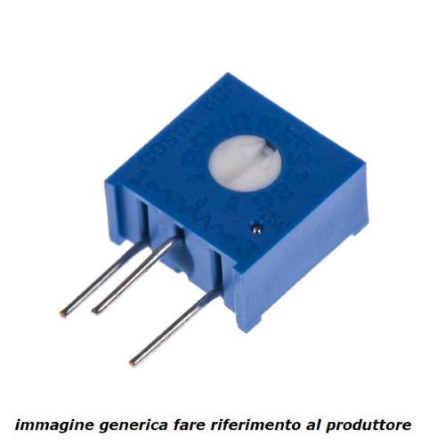 3386H, trimmer monogiro 20 KOhm regolazione orizzontale