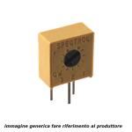 63X, trimmer monogiro 200 KOhm regolazione orizzontale