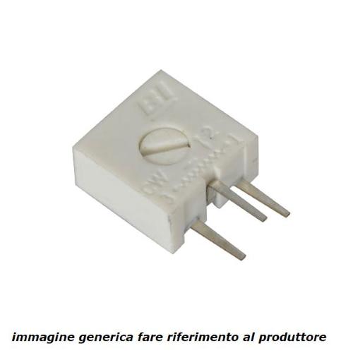 72XR, trimmer monogiro 100 KOhm regolazione orizzontale