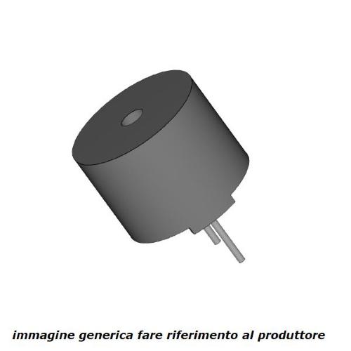 TE162012-5, buzzer mechanical 12 Vdc, Ø 16 mm, 2,048 KHz, P=7,6