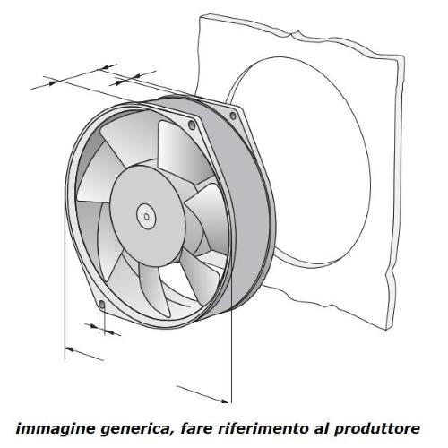 R87T-A4A07H, ventilatore 200Vac 175x150x55 0,24A 43W